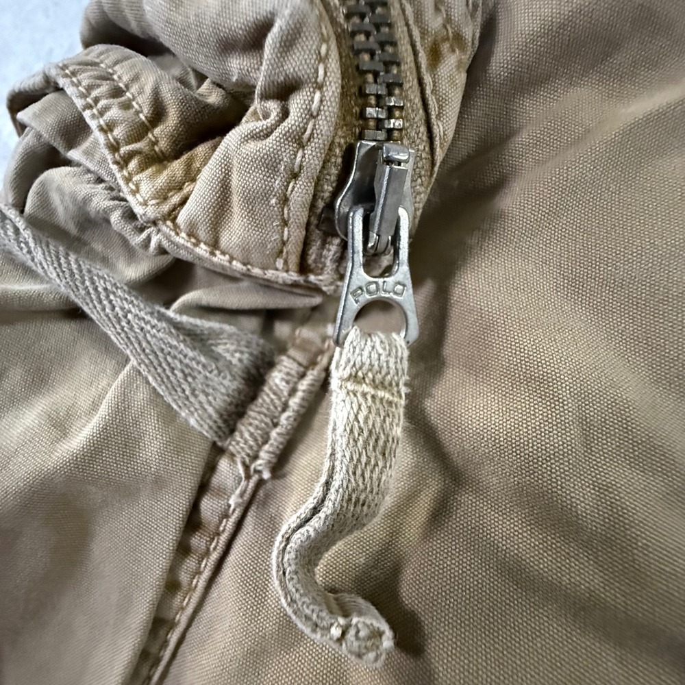 Vintage Polo Ralph Lauren Cargo Pants Mens 36x32 Tan Khaki Military Paratrooper - Picture 5 of 12